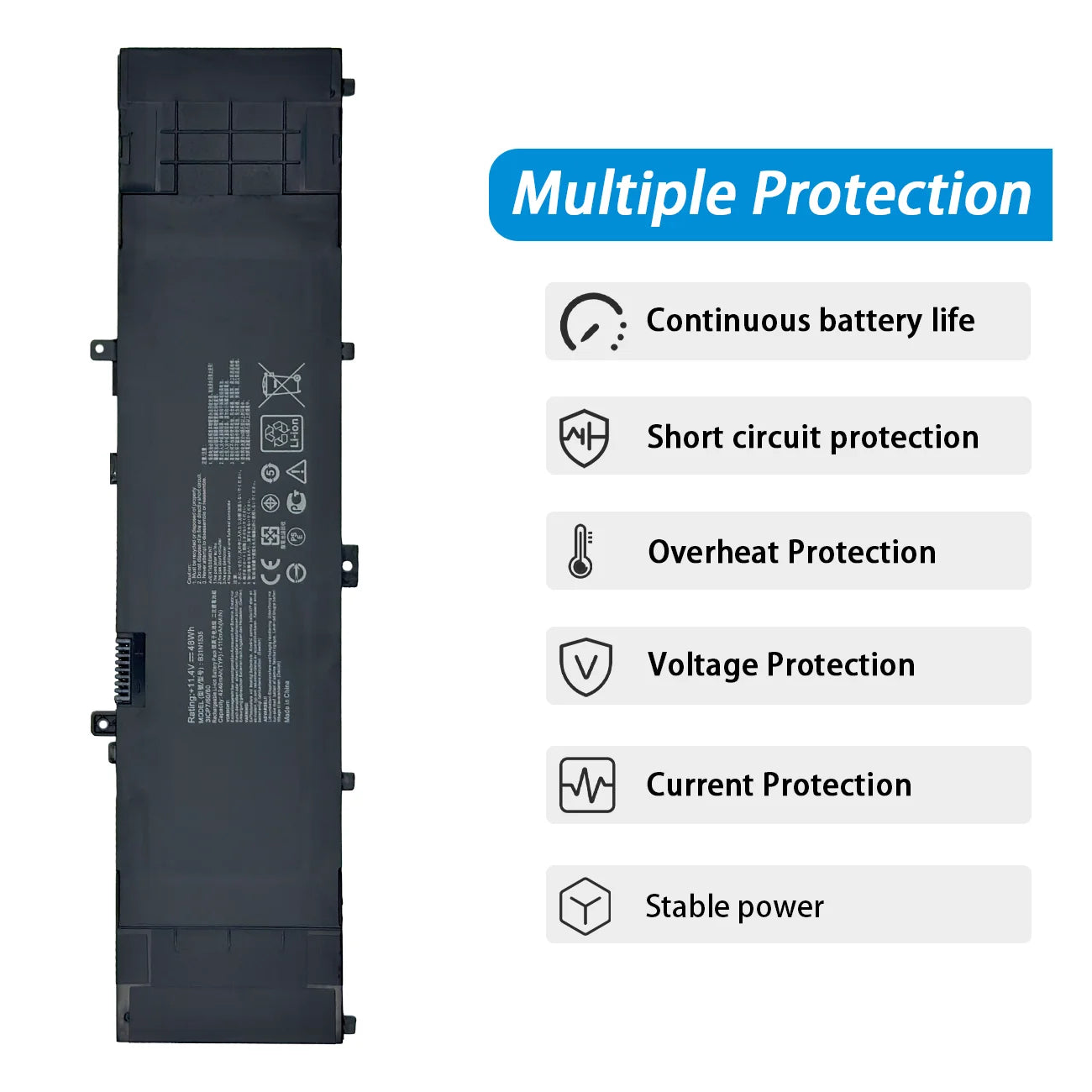 PC 48wh B31N1535 Battery For ASUS ZenBook UX310 UX310UA UX310UQ UX410 UX410U UX410UA UX410UQ U4000U U400UQ RX310U new Battery