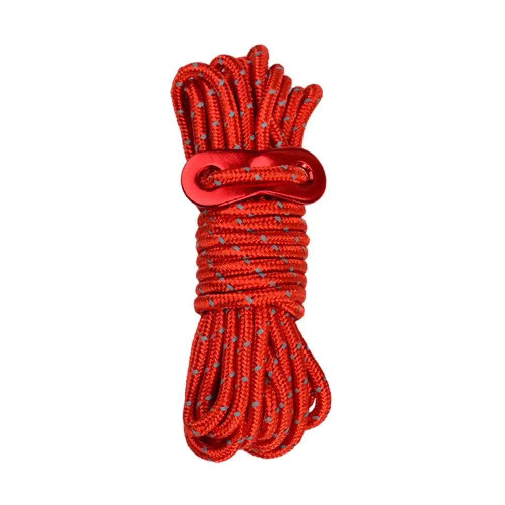 PC 4M Outdoor Tent Cord Reflective Paracord Tent Rope Lightweight Camping R