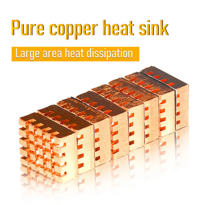 New 8pcs/Set A8 For PC Computer Heat Sink Graphics Pure Copper Heatsink Coo