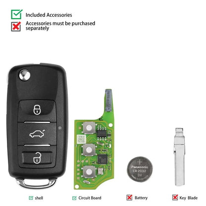 XHORSE XEB510EN B5 Universal Super Remote built-in XT27B VVDI Super Chip Sm