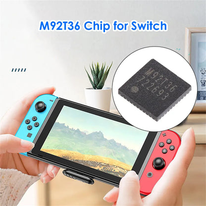 NewBlack M92T36 Charge Power Control IC Chip Replacementfor Nintendo Switch