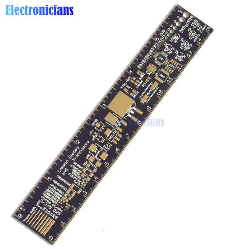 4cm 15cm 20cm 25cm Multifunctional PCB Ruler Measuring Tool Resistor Capacitor Chip IC SMD Diode Transistor Package Electronic