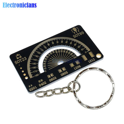 4cm 15cm 20cm 25cm Multifunctional PCB Ruler Measuring Tool Resistor Capacitor Chip IC SMD Diode Transistor Package Electronic