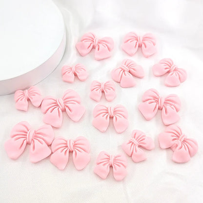 PC 5/10/20PCS 18*23mm Bowknot Resin Decoration Crafts Flatback Cabochon Scrapbooking Fit Phone Decor Embellishments DIY Accessories