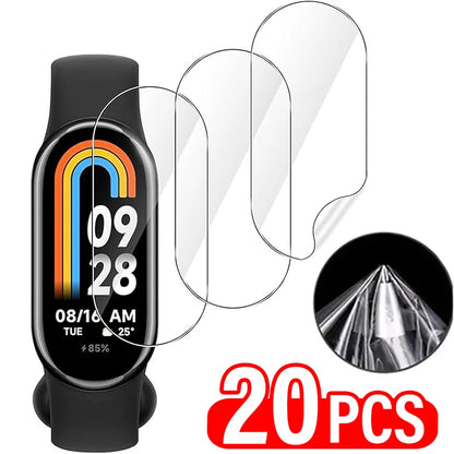 5/10/20PC HD Soft Hydrogel Film For Xiaomi Mi Band 9 Bagd9 Smartwatch Screen Protector Not Tempered Glass For Xiaomi Band 9