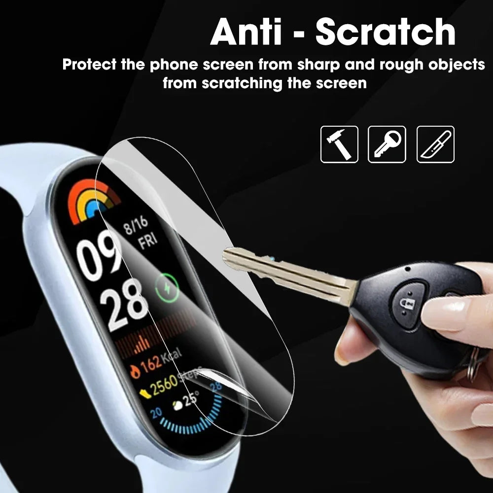 5/10/20PC HD Soft Hydrogel Film For Xiaomi Mi Band 9 Bagd9 Smartwatch Screen Protector Not Tempered Glass For Xiaomi Band 9