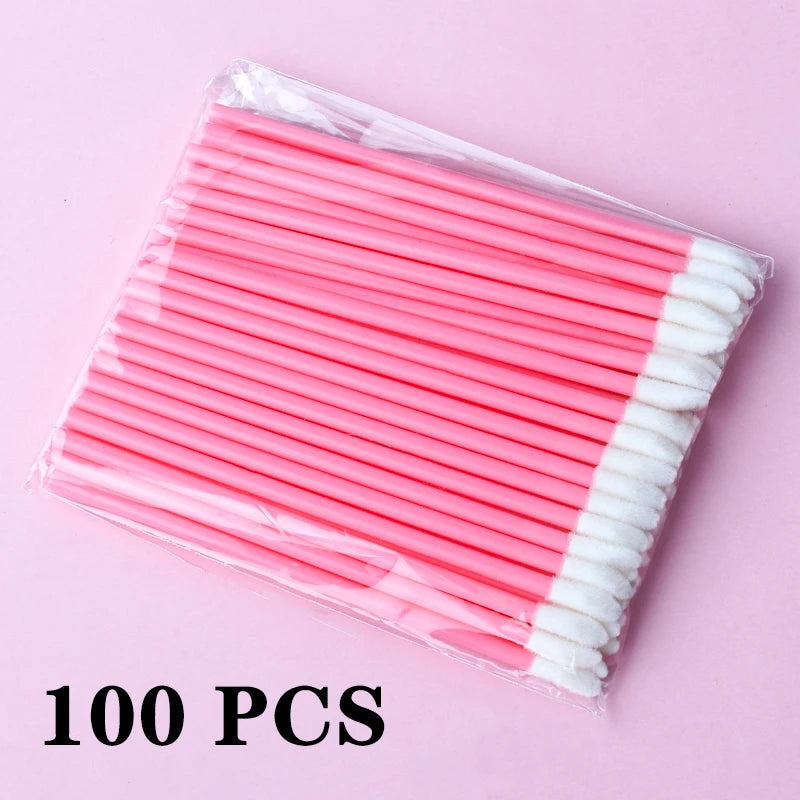 5/100 Pcs Lip Brush Eyelash Makeups Lip Glossy Microbrush Lash Extension  Lipstick Set Cosmetic beauty Tools