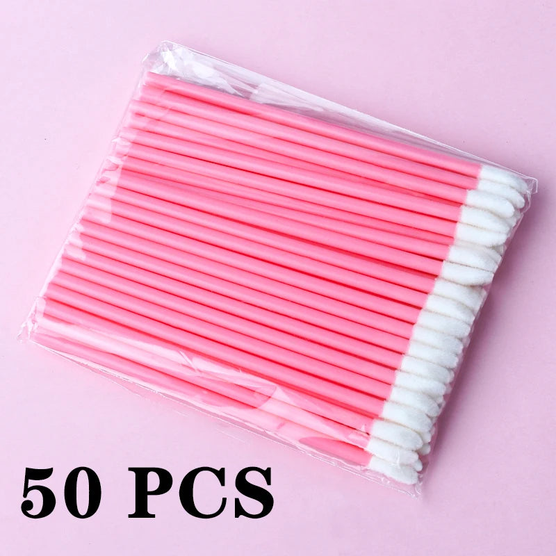 5/100 Pcs Lip Brush Eyelash Makeups Lip Glossy Microbrush Lash Extension  Lipstick Set Cosmetic beauty Tools