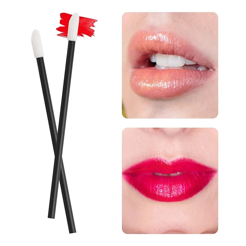 5/100 Pcs Lip Brush Eyelash Makeups Lip Glossy Microbrush Lash Extension  Lipstick Set Cosmetic beauty Tools