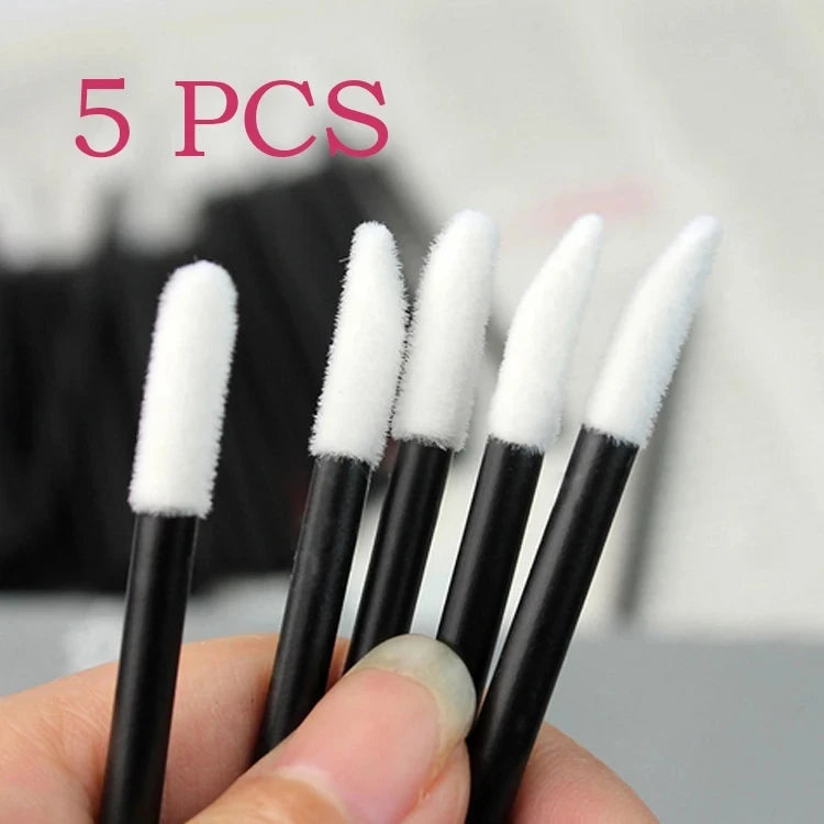 5/100 Pcs Lip Brush Eyelash Makeups Lip Glossy Microbrush Lash Extension  Lipstick Set Cosmetic beauty Tools