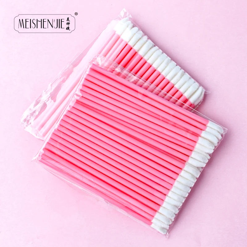 5/100 Pcs Lip Brush Eyelash Makeups Lip Glossy Microbrush Lash Extension  Lipstick Set Cosmetic beauty Tools