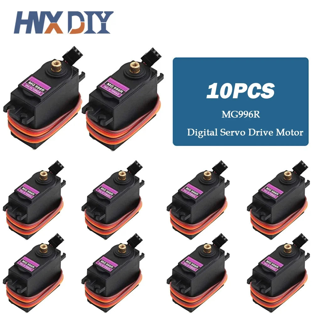 5/10pcs 13KG 15KG Servos Digital MG995 MG996 MG996R Servo Metal Gear for RC Car Robot Helicopter Boat For Arduino Diy Kit