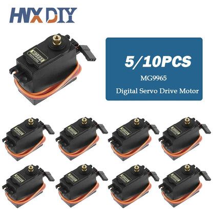 5/10pcs 13KG 15KG Servos Digital MG995 MG996 MG996R Servo Metal Gear for RC Car Robot Helicopter Boat For Arduino Diy Kit