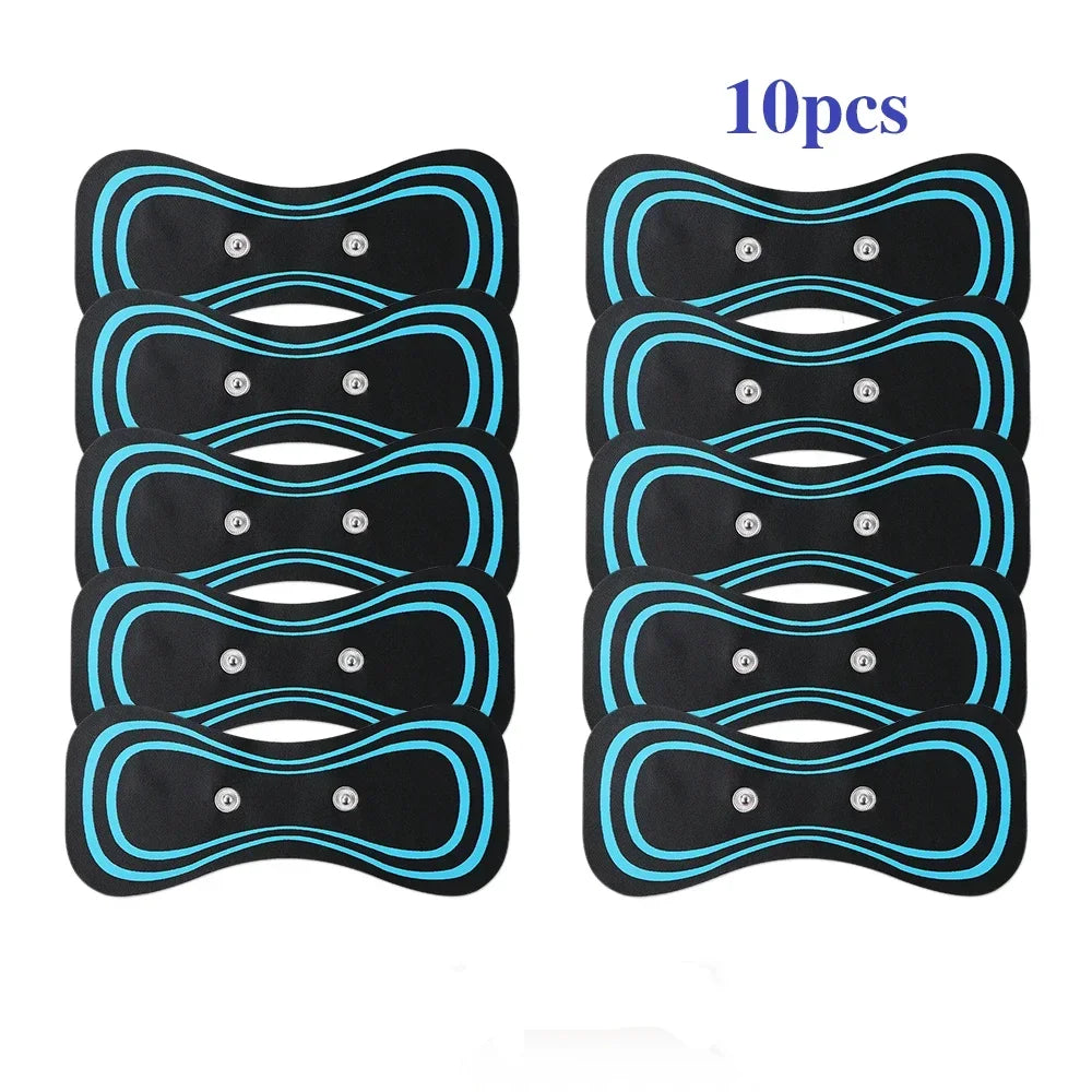 PC 5/10pcs Cervical Massage Pad  Mini Neck Cervical Massage Stimulator Self