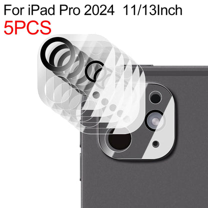 5-1PC Back Camera Tempered Glass For iPad Pro 2024 11inch 13inch Rear Lens HD Clear Protector Glass Films Tablet Accessories