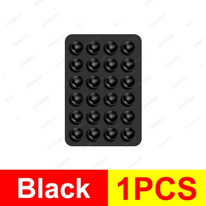 PC 5-1Pack Silicone Suction Phone Case Adhesive Mount Mirror Shower Phone Holder Hands-Free Sticky Cell Phone Grip Stands