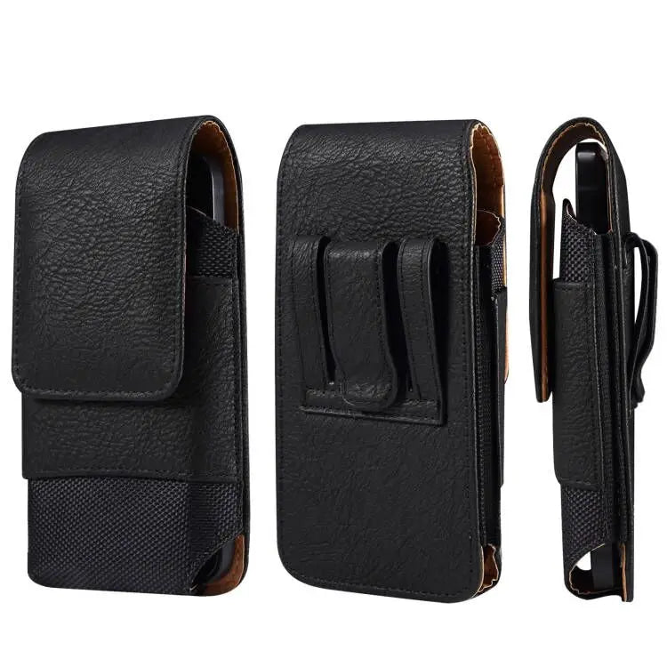 PC 5.2-7.0 inch Leather Mobile Phone Bag For iPhone/Samsung/Xiaomi/Sony/LG Smartphone Waist Bag Casual Belt Pouch Holster Case