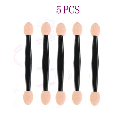 5/30/50/100pcs Disposable Eye Shadow Brushes Beauty Makeup Tool Reusable Dual Sided Sponge Stick Portable Applicator Accessories