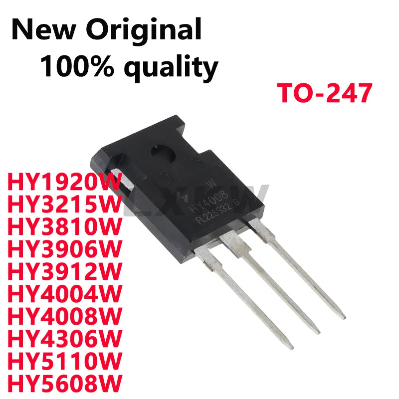 5/PCS New Original HY1920W HY3215W HY3810W HY3906W HY3912W HY4004W HY4008W HY4306W HY5110W HY5608W TO-247 MOS tube In Stock