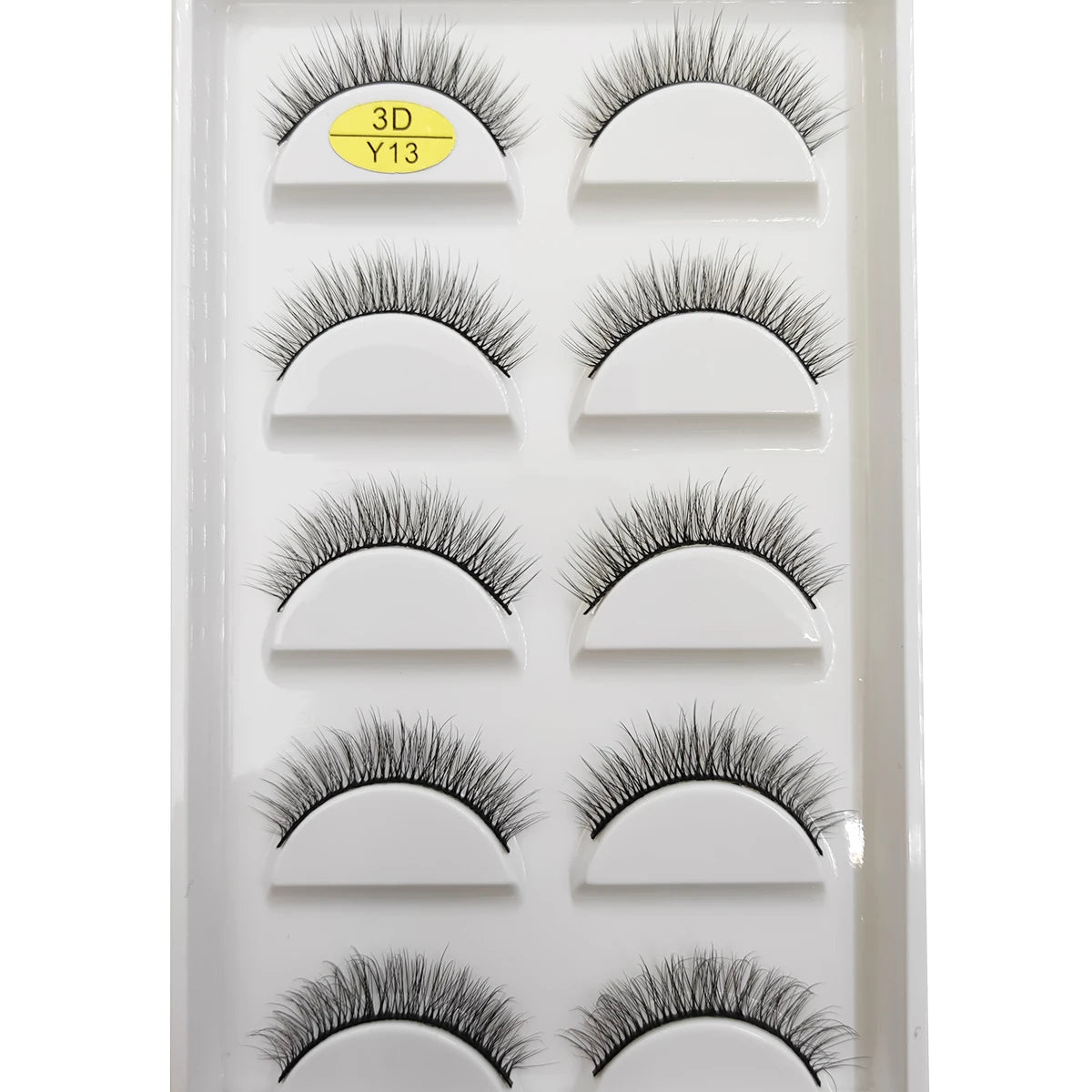 5 Pairs Natural 3D Mink False Eyelashes, Soft Wispy, Fluffy Eye Faux Lashes, Make Up Eyelash, Beauty Cat Cilios, 9 Styles