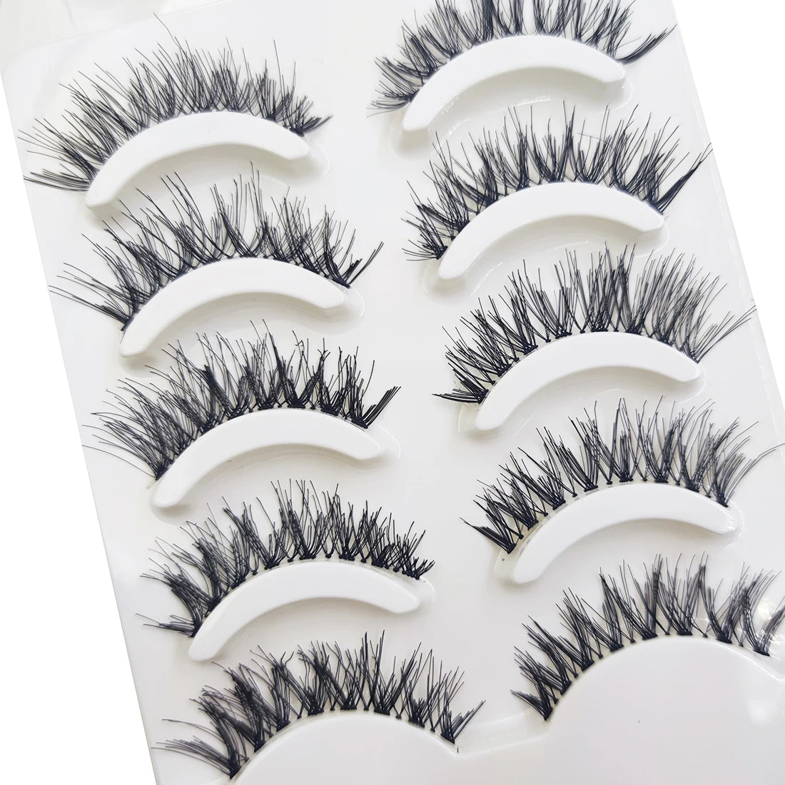 5 Pairs Natural Eyelash Hand made False Eyelashes Makeup Fake Eye Lashes Faux Cils Make Up Beauty Tools Wholesale A21 A20