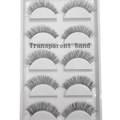 5 Pairs Natural Eyelash Hand made False Eyelashes Makeup Fake Eye Lashes Faux Cils Make Up Beauty Tools Wholesale A21 A20