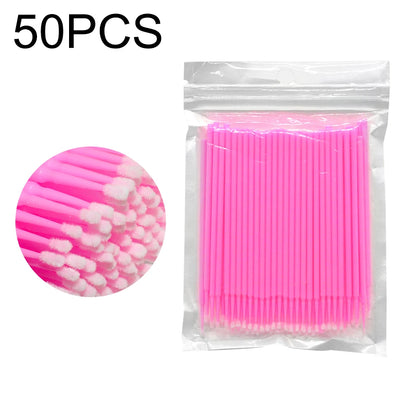 50/100pcs Disposable MicroBrush Eyelashes Extension  Individual Lash Removing Swab Micro Brush For Eyelash Extension Tools