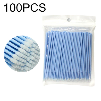 50/100pcs Disposable MicroBrush Eyelashes Extension  Individual Lash Removing Swab Micro Brush For Eyelash Extension Tools