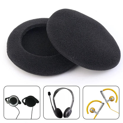 50-10PC Dustproof Foam Ear Pads Replacement Cushions Headphone Soft Protective Sleeve Earphone Headset Disposable Sponge Cover