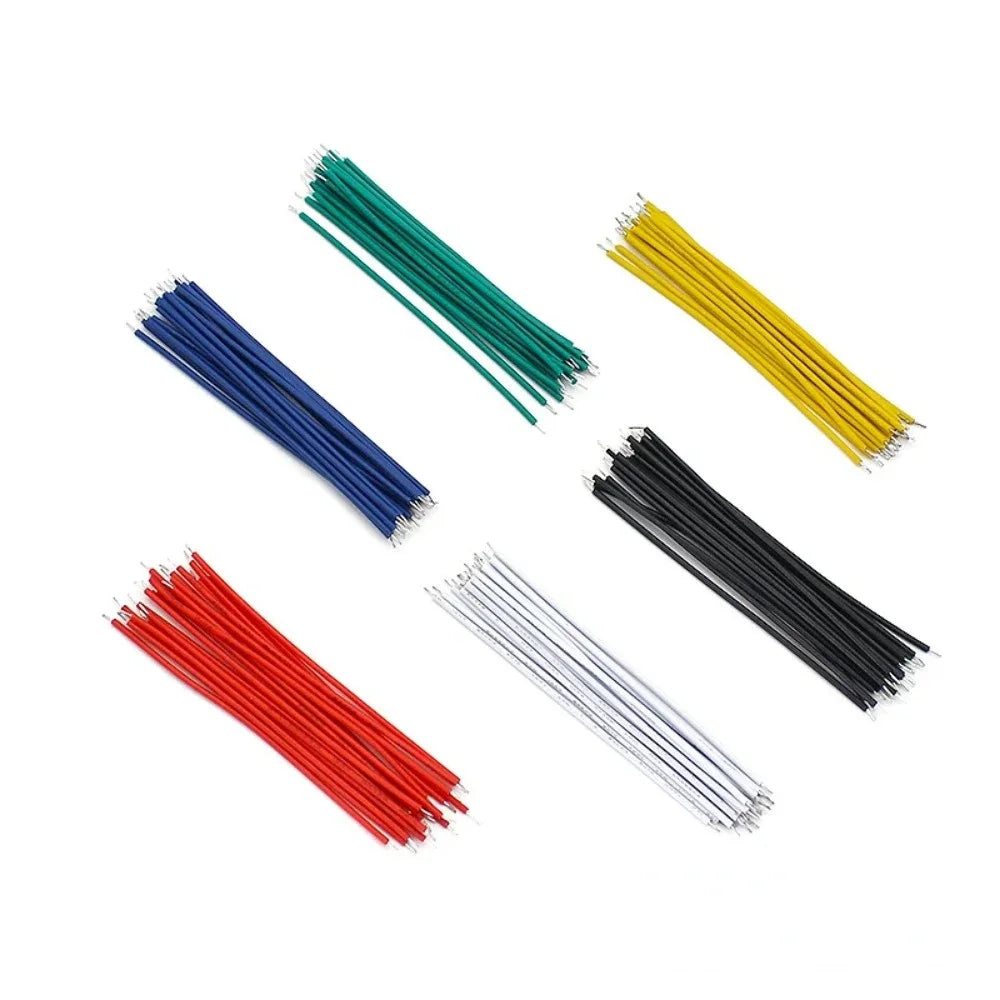 50/120Pcs 26AWG Breadboard Jumper Wire Cable Kit Tin-Plated PCB Solder Cable Flexible PVC Electronic Wire 7.8cm