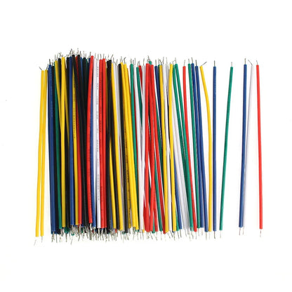 50/120Pcs 26AWG Breadboard Jumper Wire Cable Kit Tin-Plated PCB Solder Cable Flexible PVC Electronic Wire 7.8cm