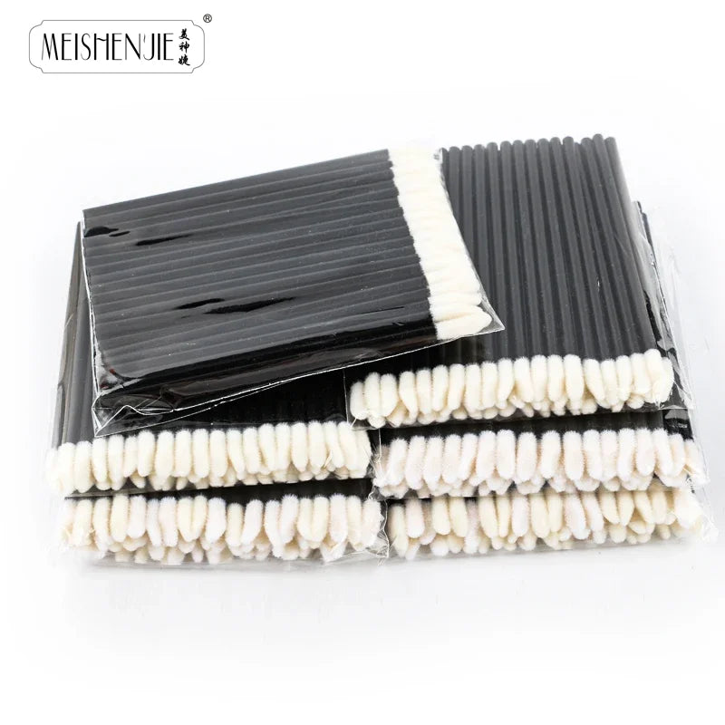 50/500/1000pcs Lip Brushes Makeup Mascara Wands Lipstick Micro Brushes Applicators Cleaner  Eyelash Extension Tools