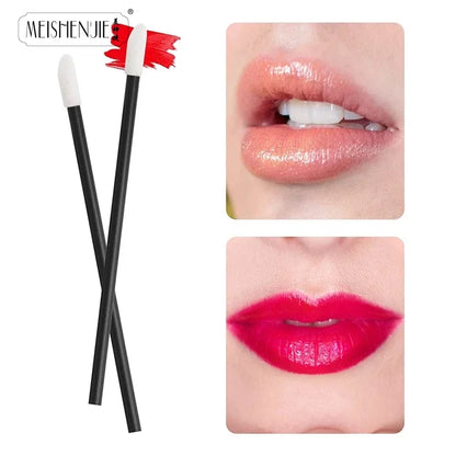 50/500/1000pcs Lip Brushes Makeup Mascara Wands Lipstick Micro Brushes Applicators Cleaner  Eyelash Extension Tools