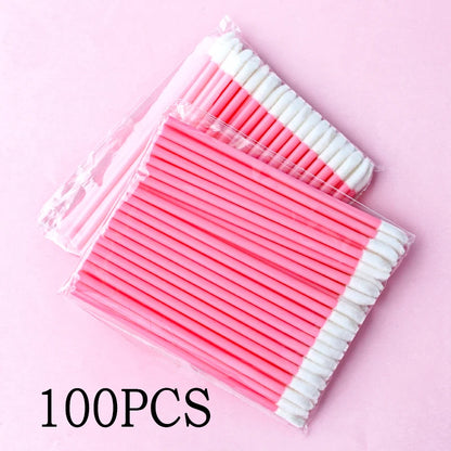 50/500/1000pcs Lip Brushes Makeup Mascara Wands Lipstick Micro Brushes Applicators Cleaner  Eyelash Extension Tools