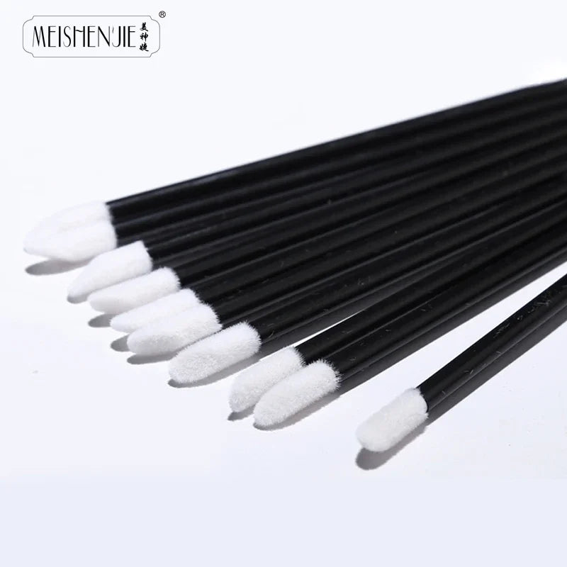 50/500/1000pcs Lip Brushes Makeup Mascara Wands Lipstick Micro Brushes Applicators Cleaner  Eyelash Extension Tools