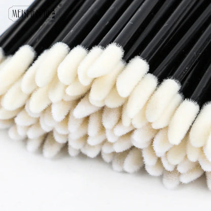 50/500/1000pcs Lip Brushes Makeup Mascara Wands Lipstick Micro Brushes Applicators Cleaner  Eyelash Extension Tools