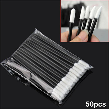 50 Pcs  Disposable Lip Brush High Qulaity Lip Applicator Makeup Tools Eyelash Brushes Lash Extension Cosmetic Tools