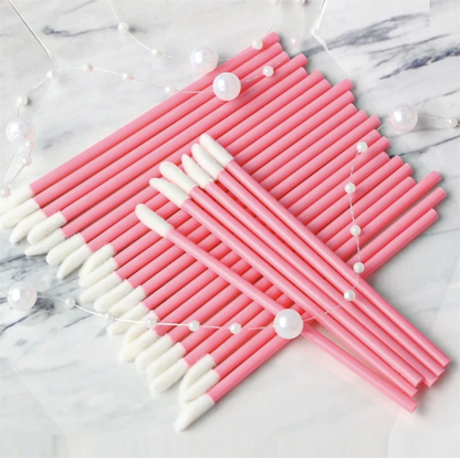 50 Pcs  Disposable Lip Brush High Qulaity Lip Applicator Makeup Tools Eyelash Brushes Lash Extension Cosmetic Tools