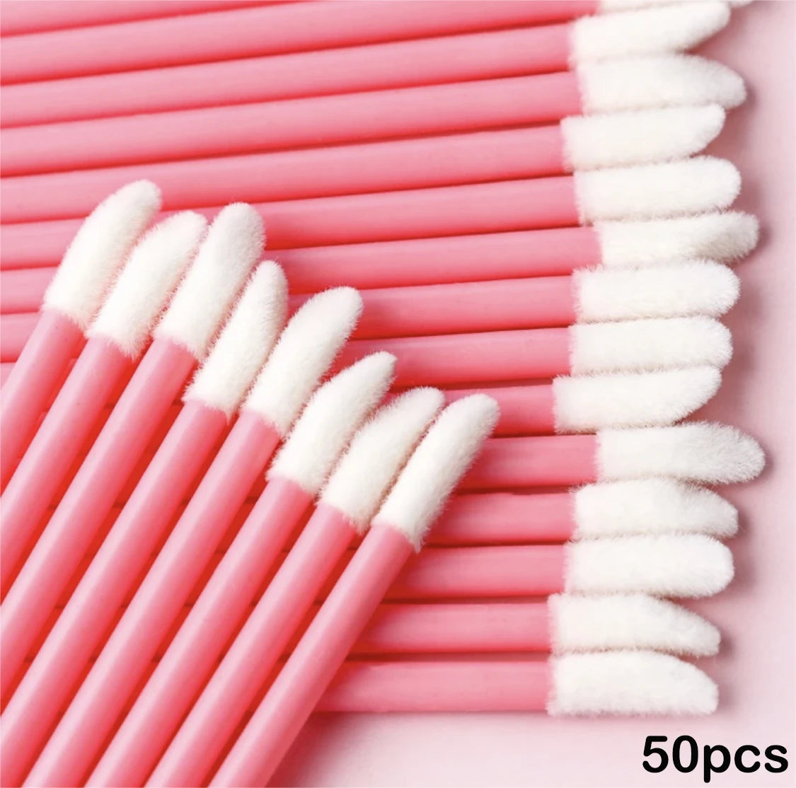 50 Pcs  Disposable Lip Brush High Qulaity Lip Applicator Makeup Tools Eyelash Brushes Lash Extension Cosmetic Tools