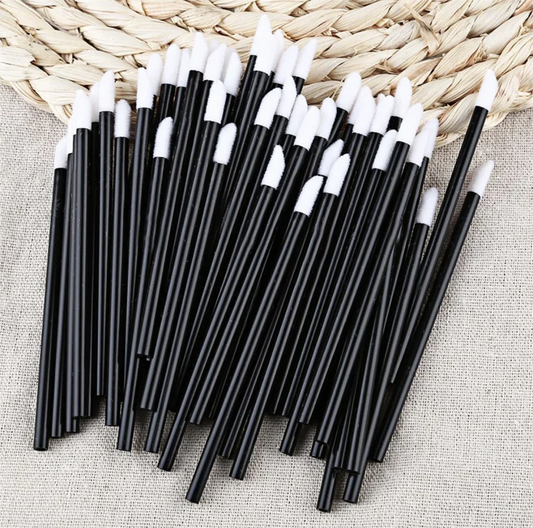 50 Pcs  Disposable Lip Brush High Qulaity Lip Applicator Makeup Tools Eyelash Brushes Lash Extension Cosmetic Tools