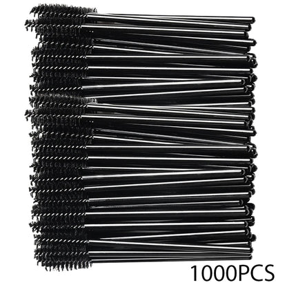 500/1000PCS Eyelashes Brushes Set Wholesaler Disposable Lash Mascara Brush Lashes Extension Eyebrow Wands Applicator Makeup Tool