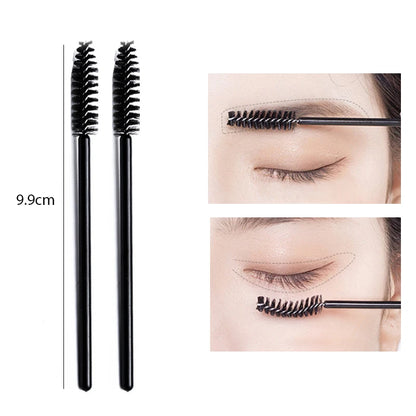 500/1000PCS Eyelashes Brushes Set Wholesaler Disposable Lash Mascara Brush Lashes Extension Eyebrow Wands Applicator Makeup Tool