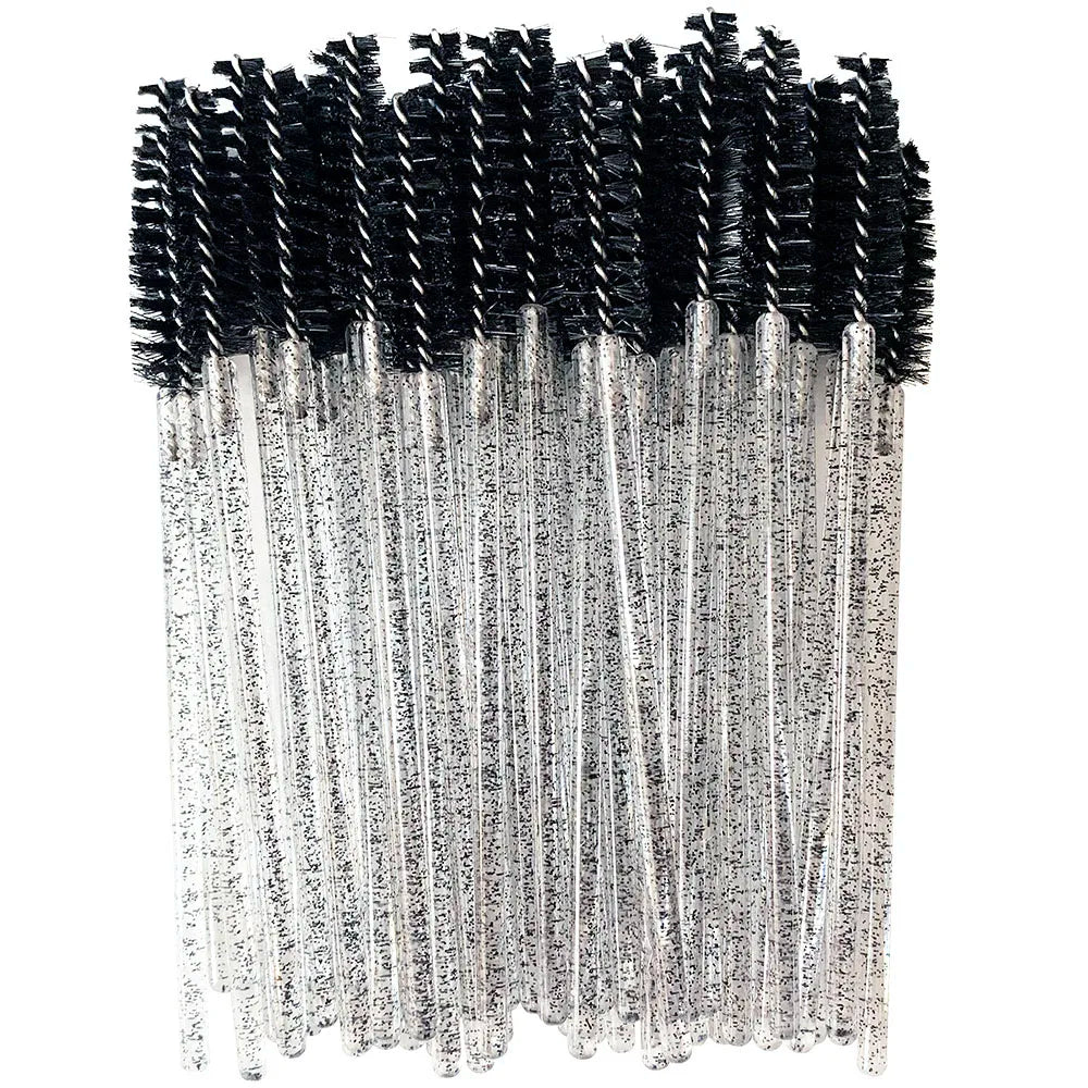 50Pcs Disposable Eyelash Brushes Eyelashes Extension Tools Eyebrow Brush Mascara Wands Applicator Spoolers Eye Lashes Cosmetic