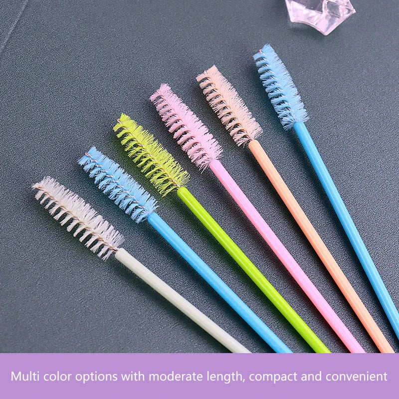 50Pcs Eyelash Brushes Makeup Brushes Disposable Mascara Wands Applicator Spoolers Eye Lashes Cosmetic Brush Lash Extension Tool