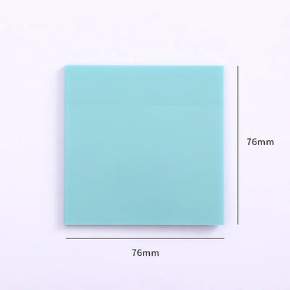 50Sheet Color Transparent PET Sticky Notes School Office Stationery Supplies Planner Sticker Index Tabs Sticky Memo Pads