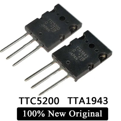 New wholesale 10PCS 2SA1943 TO-3P 2SC5200 TO-3PL 3pair (5PCS SC5200 SA1943)