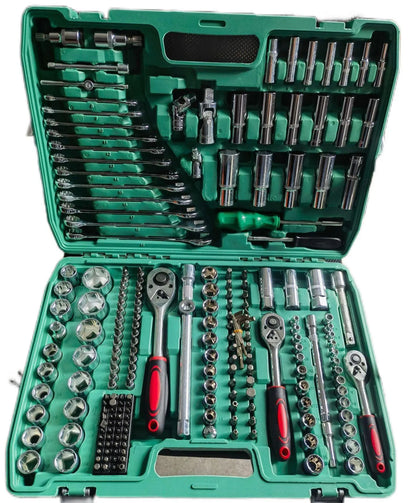 New 216-Piece Auto Repair Tool Set Multi Specification Ratchet Wrench Hardw