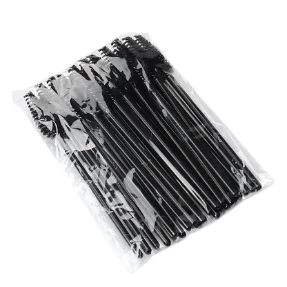 50pcs Eyelash Eyebrow Brush Water Drop Shape Nylon Material Lashes Makeup Brushes Eyelash Extension Beauty Tools Mascara Wand