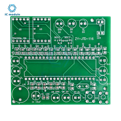 51 MCU traffic light production kit intelligent signal light electronic technology training welding DIY assembly part