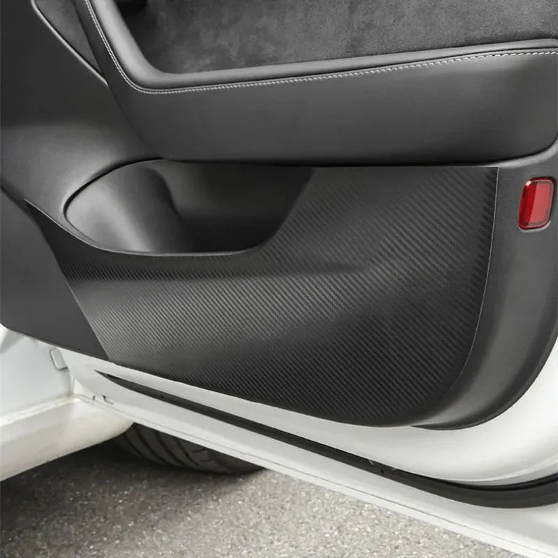 Nouvelle protection anti-coup de pied invisible pour seuil de porte de voiture pour Tesla Model 3 Side